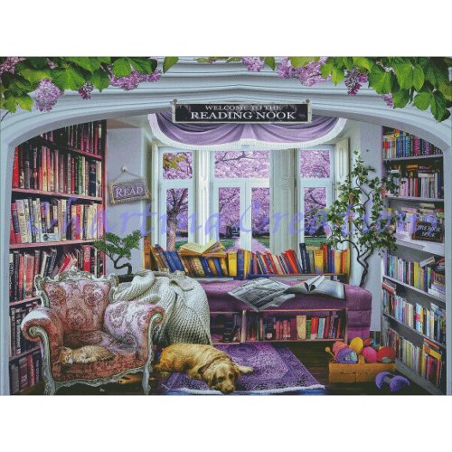 (image for) Window In Springtime Reading Nook